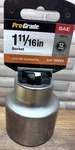 1-11/16" Pro-grade Socket, 3/4" Drive, 12 Point, Cr-v, 16214, Free Us Ship. Fixed Price $20.99.