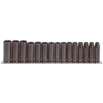 Proto J74214 1/2in Drive 15pc Metric Deep Socket Set 6-point. Fixed Price $162.78.
