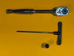 Hi Shear Corp 3/8 Drive Hlh 101-23 Aviation Pass Thru Ratchet Complete Set. Fixed Price $35.95.