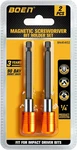 Boen 2pcs Magnetic Drill Bit Holder, 4" Quick Change Extension, 1/4" Hex S. Fixed Price $9.39.