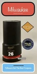 Milwaukee 49-66-6401 26mm Shockwave Impact Duty 3/4 In. Drive Deep Well 26 Mm. Fixed Price $22.99.