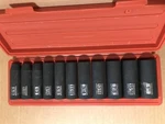 Tekton Pro 11 Pc 1/2"dr. 6 Point Standard Sae Impact Socket Set. Fixed Price $45.00.