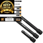 Dakcos 3 Pieces 3/8-inch Drive Impact Extension Bar Set (3/8" Drive). Fixed Price $16.14.
