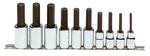 Stanley Proto J5441-ma 1/2" Drive Metric Hex Bit Set, 10pc. Fixed Price $142.89.