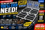 Magnetic Nut Driver Set Sae Metric Impact Drill Socket Bit W Case Toolant 34. Fixed Price $34.99.