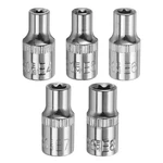 Harfington 5pcs E-torx Socket 1/4" Drive E4-e8 External Torx Deep Socket.... Fixed Price $13.13.