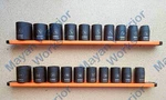 Dewalt Black 20 Pc 1/2 Drive Impact Tools Socket Set With Rail Holder. Fixed Price $39.99.
