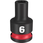 Milwaukee 49-66-6130 Shockwave Impact Duty 3/8 Drive 6mm Standard 6 Point Socket. Fixed Price $10.99.