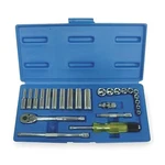 Westward 1ezr4 1/4" Drive Socket Wrench Set Sae 25 Pieces 3/16 In To 9/16 ,. Fixed Price $53.89.