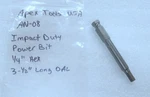 T23a Apex Usa An-08 Impact Duty Power Bit 1/4" Hex 3-1/2" Long Specialty Tool. Fixed Price $8.68.