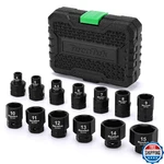 Tecotek 13-piece 1/4-inch Drive Metric Impact Socket Set Short Stubby 4mm-15mm C. Fixed Price $83.42.
