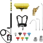 25ft Telescoping Pressure Washer Extension Wand With Brush Head,2 Power E. Fixed Price $209.18.