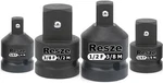 4pcs Impact Socket Adapter And Reducer Set,1/4" & 3/8" 1/2" 4pc, Black. Fixed Price $10.52.