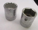 Sk 2pc 41134 40134 1/2" Drive 6 & 12 Pt Sae 1-1/16 Shallow Chrome Sockets Usa. Fixed Price $17.88.