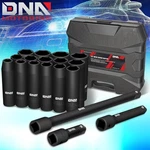 18pc 1/2" Drive Metric Deep Impact Socket Set Cr-v Steel 10-24mm W/extension Bar. Fixed Price $37.49.