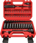 64-piece Deep Impact Socket Set 1/4" Drive, Metric & Sae, Chrome Vanadium. Fixed Price $57.58.