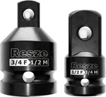 2pcs Impact Socket Adapter And Reducer Set,3/4"to 1/2" & 1/2"to 2pc, Black. Fixed Price $13.35.