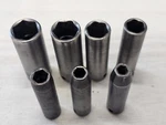 7 Proto Professional Impact Deep Well Metric Socket Set 3/8" Drive 19 18 15 10mm. Fixed Price $53.96.