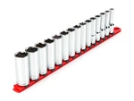 Tekton 1/2 Inch Drive Deep 6-point Socket 15-piece (10-24 Mm), Rail. Fixed Price $113.99.