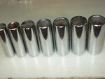 New 7-pc 1/2"-dr 6-pt, Deep Chrome Socket Set, 5/8" - 1", By Stanley. Fixed Price $42.50.