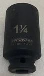 Westward 4lxh5 Impact Deep Socket 1/2" Drive 1-1/4" 6-point Chrome Molybdenum. Fixed Price $9.99.