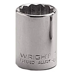 Wright Tool 4121 - 1/2inch Drive 12 Point Standard Socket 21/32inch 6ea. Fixed Price $93.40.