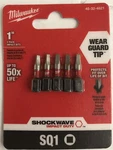 Milwaukee Shockwave Impact Duty 1 In. Square #1 Alloy Steel Screwdriver Bit Set. Fixed Price $13.59.