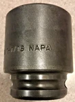Napa 3/4" Drive, 1-7/16" Impact Rated 6 Point Socket No. Nhr646 Usa Lightly Used. Fixed Price $12.99.