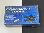 Cornwell Cbp3ikdl4st 4pc Bluepower 1/2 Drive Universal Driveline Socket Set. Fixed Price $189.99.