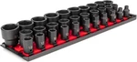 1/2 Inch Drive 6-point Impact Socket Set With Rails, 31-piece (8-38 Mm) Tekton. Fixed Price $195.99.