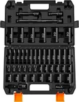 Boen 1/2" 45pcs Metric Socket Set 9mm To 32mm, Deep + Shallow. Fixed Price $133.99.