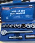 Westward 4pl88 3/8" Drive Socket Wrench Set Sae 12 Pieces 3/8 In To 7/8. Fixed Price $27.99.