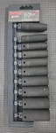 Craftsman Evolv 13228 10 Pc 1/2" Deep Impact Socket Set - Sae Excellent Cond. Fixed Price $34.99.
