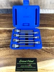 New Cornwell Tools 7pc Cbs-702sxl 1/8"-3/8" Long Sae Hex Bit Socket Set. Fixed Price $101.50.