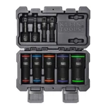 Klein Tools 2-in-1 Impact Flip Socket Set, 5 Pieces. Fixed Price $148.99.