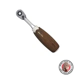 New Vessel Wooden Ratchet Handle With Non-slip Grip 1/4 Drive 6.35mm Hrh2-w. Fixed Price $44.47.