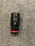 Milwaukee 1/2 Shockwave 1 Deep Impact Duty Socket 49-66-6230. Fixed Price $12.84.