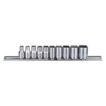 Westward 1/4" Drive Socket Set, Sae, 5/32 To 1/2 In, Chrome, 12-point, 10 Pieces. Fixed Price $26.78.