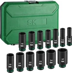Sk 1/2" Drive Impact Socket Set, Deep Metric Sockets, 13-piece. Fixed Price $126.59.