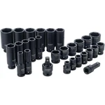 Dewalt 1/2" Drive Standard And Deep Impact Socket Set, 6 Point, Sae, 28 Pieces. Fixed Price $205.66.
