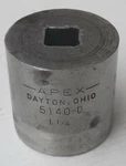 Vintage Apex 5140-d 1 1/4'' 12-point Standard Socket 1/2'' Square Drive. Fixed Price $16.98.