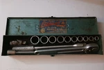 Billings Vitalloy 14 Piece 12 P. 1/2" Drive Sae Socket Set W/ Metal Box Vng Usa. Fixed Price $179.22.