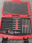 #bm653 Mac Tools Sbdr69k 69 Pc Hex Drive 1/4" Ratcheting Bit Set. Fixed Price $179.99.