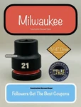 Milwaukee 49-66-6359 21mm Shockwave Impact Duty 3/4"drive Shallow Socket 21 Mm. Fixed Price $15.19.