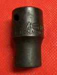Snap On Tools 1/2 Drive 6 Point 7/16 Impact Socket P140a Usa Made. Fixed Price $13.99.