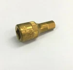 Hazet 8501-6 Socket, Hex, 6mm, 1/4" Drive, Bit 12mm Long, Overall 28mm.. Fixed Price $22.80.