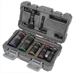 Klein Tools 66070 Flip Impact Socket Set, Color Coded, 7-piece. Fixed Price $50.99.