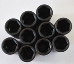 Lot Of 10 Proto Professional Deep Well Impact Socket 1/2" Drive 15/16" 3/1/2". Fixed Price $130.04.