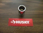 New.. Husky Socket 1/2" Dr Drive Metric Mm - Shallow 12 Point Pt 12pt Any Size. Fixed Price $8.95.