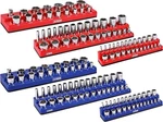 Ares 60058-6-piece Magnetic Socket Organizers - Metric &sae Set Blue&red -1/4 In. Fixed Price $101.99.